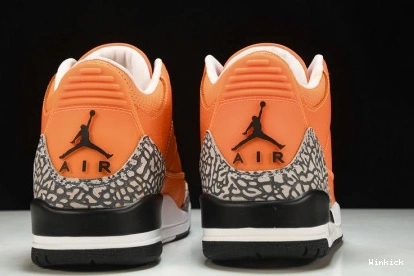 3 RETRO JORDAN "ORANGE" AIR CT8532-801 1018